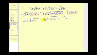 Adding and Subtracting Radicals [upl. by Plotkin]