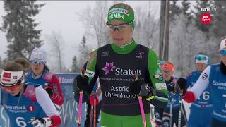 Skiathlon 75 km klassisk  75 km fri teknikk kvinner  NM Gåsbu Hamar  13 januar 2018 [upl. by Arrej]