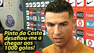 Cristiano Ronaldo REAGE aos 200 jogos pela Seleção e ao apuramento de Portugal para o Euro 2024 [upl. by Odraner438]