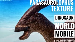 Parasaurolophus new remodel texture in Dinosaur World Mobile [upl. by Anerac377]