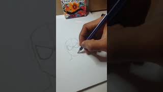 I Drew the black Spiderman in under 3 minutes 🤯 artist art drawing sketching spiderman [upl. by Eeruhs]