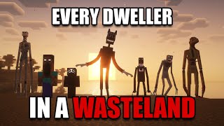 I added EVERY Dweller to a Wasteland in Minecraft Surviving All Dwellers in Minecraft [upl. by Erastatus]