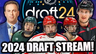 2024 NHL DRAFT LIVE STREAM BIG TRADES REVEALED NHL Trade Rumors amp Celebrini Scouting Report Talk [upl. by Acihsay]