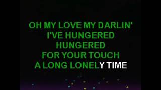 leann rimes unchained melody karaoke [upl. by Eniwtna]