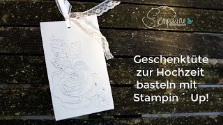 DIY Geschenktüte zur Hochzeit basteln [upl. by Aivlis260]