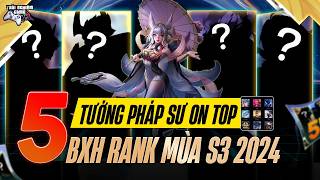 Liên Quân Top 5 Tướng Pháp Sư Thống Trị BXH Rank Đầu Mùa S3 2024 TNG [upl. by Pretrice39]