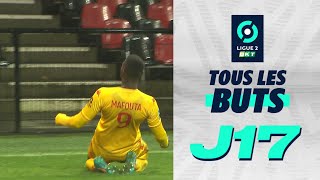 Tous les buts de la 17ème journée  Ligue 2 BKT  20222023 [upl. by Gerg]