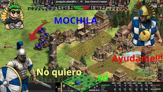 El jugador mas MOCHILA de la historia del Age of empire 2 Sufriendo ageofempires [upl. by Esli]