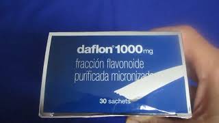 Daflon 1000mg  Tratamiento para la Insuficiencia Venosa Leve y Tambien ¡Crisis Hemorroidal [upl. by Melanie]