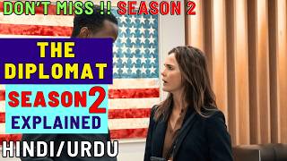 The Diplomat Season 2 Explained in HindiUrdu netflixseries thediplomat [upl. by Risa]