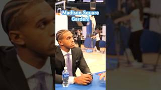 Villanova’s Eric Dixon Talks About Playing in the Garden bigeast wildcats villanova msg ncaa [upl. by Ursuline518]