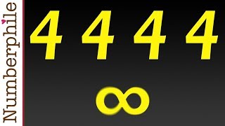 The Four 4s  Numberphile [upl. by Trab]