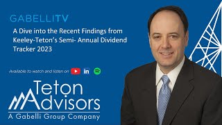 A Dive Into the Recent Findings from KeeleyTetons SemiAnnual Dividend Tracker 2023 [upl. by Bigner]