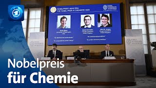 ChemieNobelpreis geht an drei Proteinforscher [upl. by Norri441]