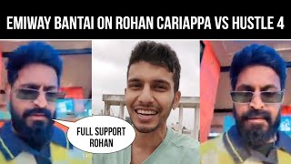 Emiway Bantai On Rohan Cariappa Vs Hustle 4 Controversy  Scripted Show [upl. by Anevad706]