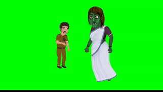 green screen video no copyright  greenscreen animation video  cartoon green screen [upl. by Tullusus209]