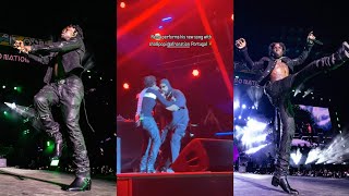 Rema ft Shallipoppi  Benin Boys Performance Afronation festival Portugal [upl. by Leciram]