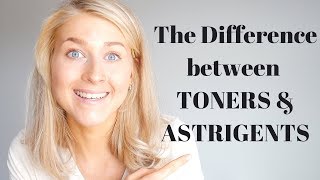 What Is The Difference Between Toner And Astringent [upl. by Nohtahoj653]