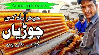 How Beautiful glass bangles are made  Amazing work  Hyderabad Pakistan [upl. by Niletak510]