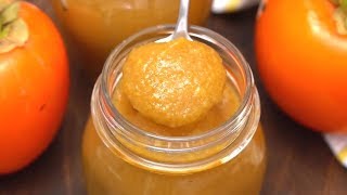 Easy Persimmon Jam Recipe Video [upl. by Budde]