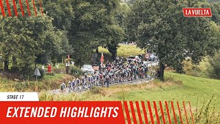 Extended Highlights  Stage 17  La Vuelta 2024 [upl. by Lednik]