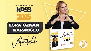 2 Hukukun Temel Kavramları 2  Esra Özkan Karaoğlu KPSS VATANDAŞLIK 2025 [upl. by Bonney]