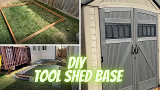 Tool Shed base on a slope [upl. by Ymorej105]