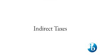 Quick Indirect Taxes [upl. by Torrence270]