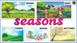 Seasons for Kids  Seasons of the year  Different Seasons  Five Seasons  Season for Kids [upl. by Arrol]