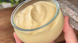 Mayonnaise SANS HUILE  Recette Rapide Saine et Fraîche [upl. by Deloria]