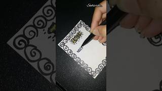 Title page crafteasy ideas for empty notebooksart eoeoarts glitter title subscribe viral [upl. by Icat]