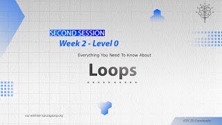 Week 2  Level 0  Loops [upl. by Ellehcil]