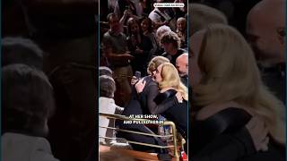 Adele pauses her concert to hug Céline Dion in the crowd [upl. by Enrobso686]