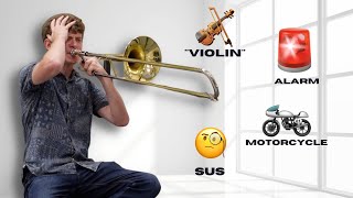 Emoji Sounds on Trombone [upl. by Acim]