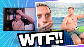 W2S and Behzinga play strip FIFA  REACTION [upl. by Ytisahcal]