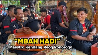 Sang MAESTRO Kendang Reog Ponorogo “MBAH HADI” di Serangan Mlarak Ponorogo [upl. by Harwell]