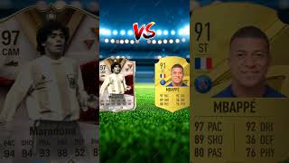 FIFA 22 MARADONA VS FIFA 22 Attackers 😱🔥  Messi Ronaldo Neymar Mbappeyoutube sortyoutube [upl. by Kono106]