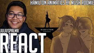 JULIUS REACTS HAMILTON ANIMATICS V MUSH ROOMIE [upl. by Yunfei]