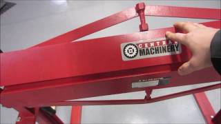 Harbor Freight 36 inch Metal Brake review unsponsored [upl. by Imelda485]