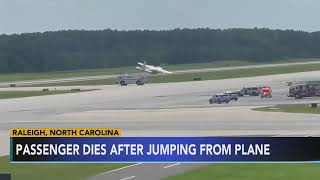 Man jumps out of plane without parachute and dies before emergency landing at airport Officials [upl. by Sokin455]