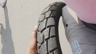 finally bike m tyre dalba diya 1109018 splendor bike modification video [upl. by Ardnuas]