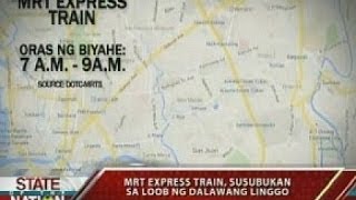 SONA MRT express train susubukan sa loob ng dalawang linggo [upl. by Loux]