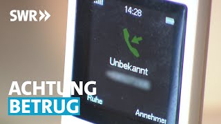 Neue Masche bei Telefonbetrug Schockanrufe nehmen zu  SWR Zur Sache RheinlandPfalz [upl. by Cyrillus721]