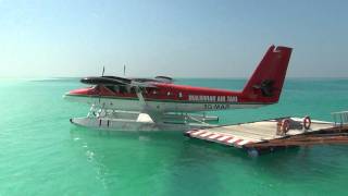 Maldivian air taxi Twin Otter takeoff [upl. by Oramug949]