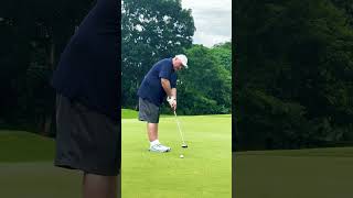 ⛳️🇺🇸⭐️Golfing Lefty Timothy Witucki with 18 Foot Putt for Eagle putt puttshack youtubeshorts [upl. by Mclain]