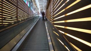 Sweden Stockholm Haninge Centrum 4X escalator  KONE elevator ride [upl. by Lamag]