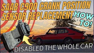 How To Replace the Crankshaft Position Sensor on a 1992 Saab C900 21 na [upl. by Aurilia313]