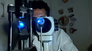 ASMR Optometrist Glaucoma Exam following your recent Cranial Nerve Exam ROLE PLAY [upl. by Goldarina]