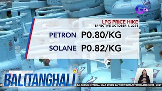 LPG price hike effective October 1 2024  Balitanghali [upl. by Annoek747]