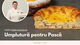 Rețeta de umplutură pentru Pască  Pastry Chef Adriana Coța [upl. by Rella]